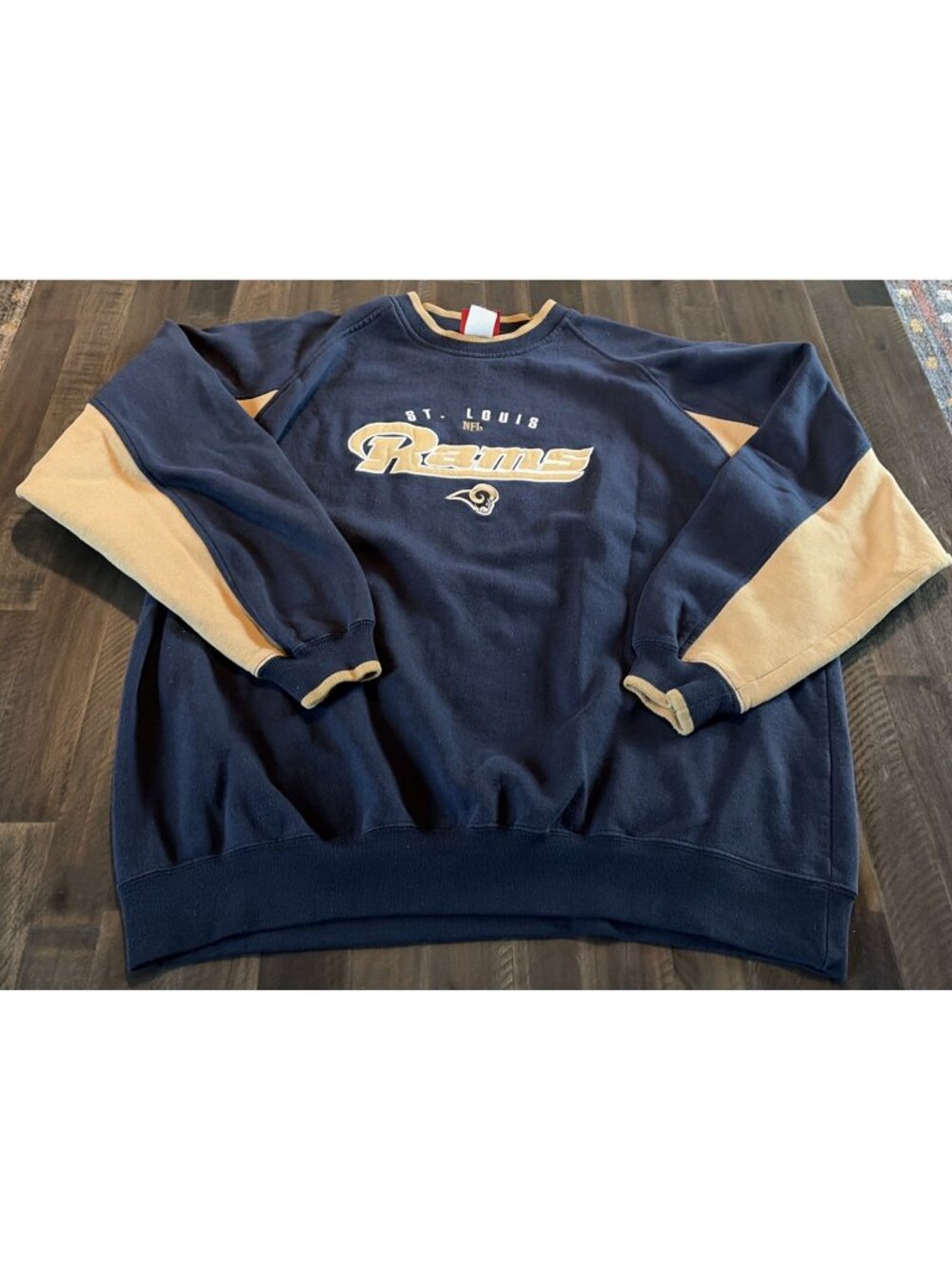 Vintage St. Louis Rams NFL Crewneck Sweatshirt Embroidered Men’s Sz XL